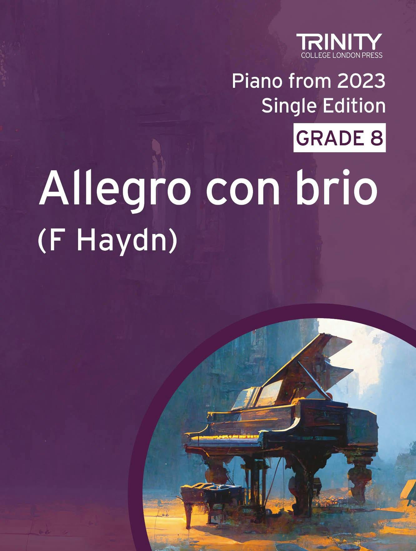 Allegro con brio (1st movt from Sonata in G, Hob XVI 27) - Haydn (Grade 8 Piano) - ebook