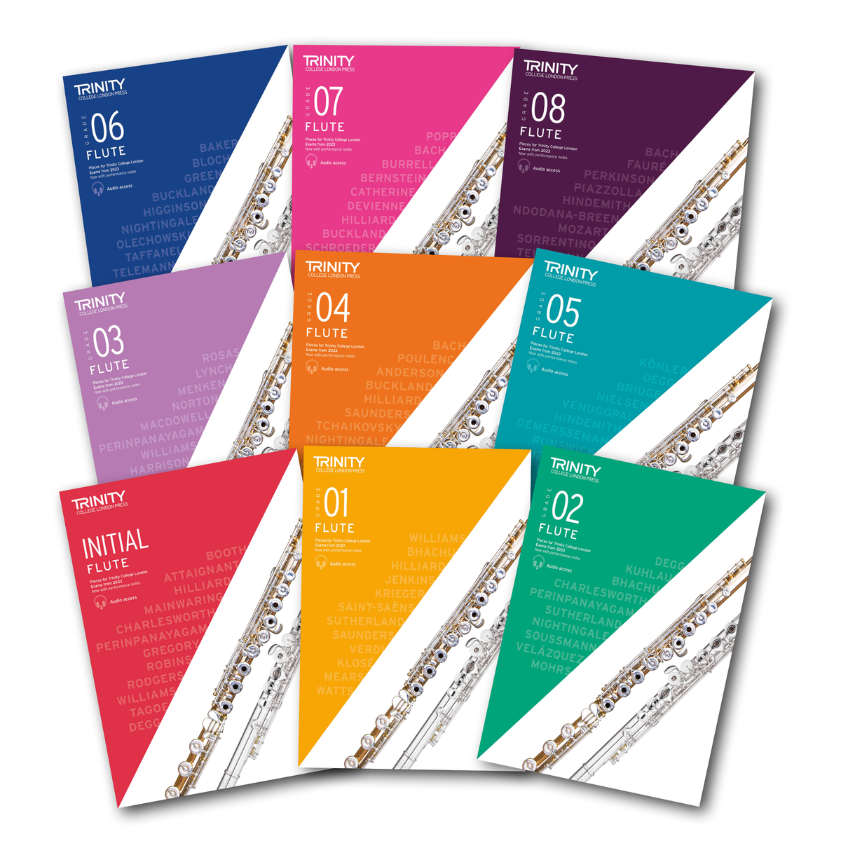 Flute Exam Pieces from 2023 Trinity College London Press Store