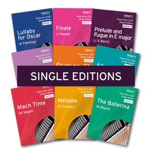 Piano Exam Pieces From 2021 | Single Editions