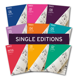 Singing Single Edition Exam Pieces (valid for 2023 syllabus)