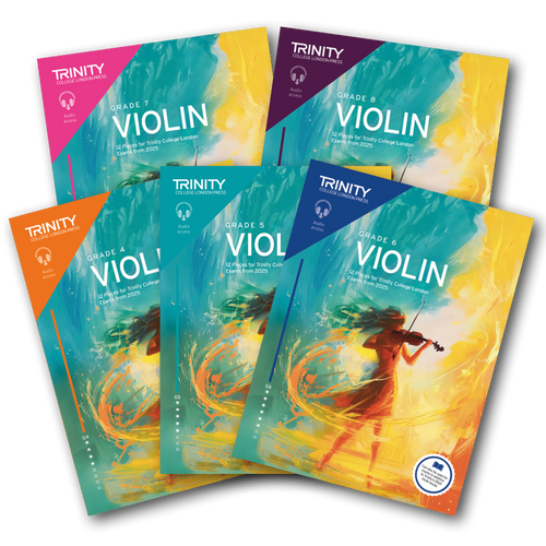 Grades 4-8 Bundle - Violin Exam Pieces from 2025
