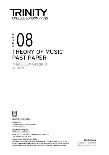 Theory of Music Past Paper 2024 May C: Grade 8